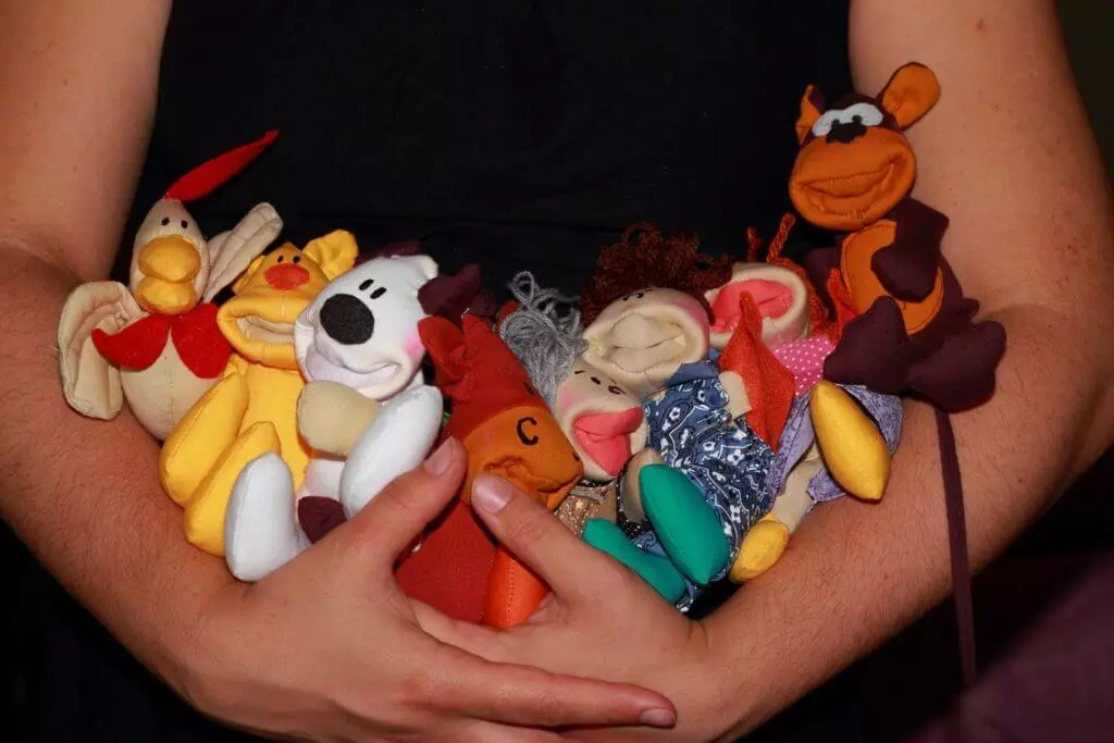 Os fantoches alegram qualquer evento